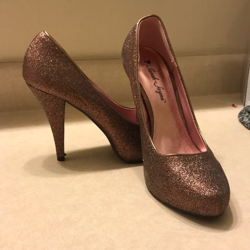 Glittery heels